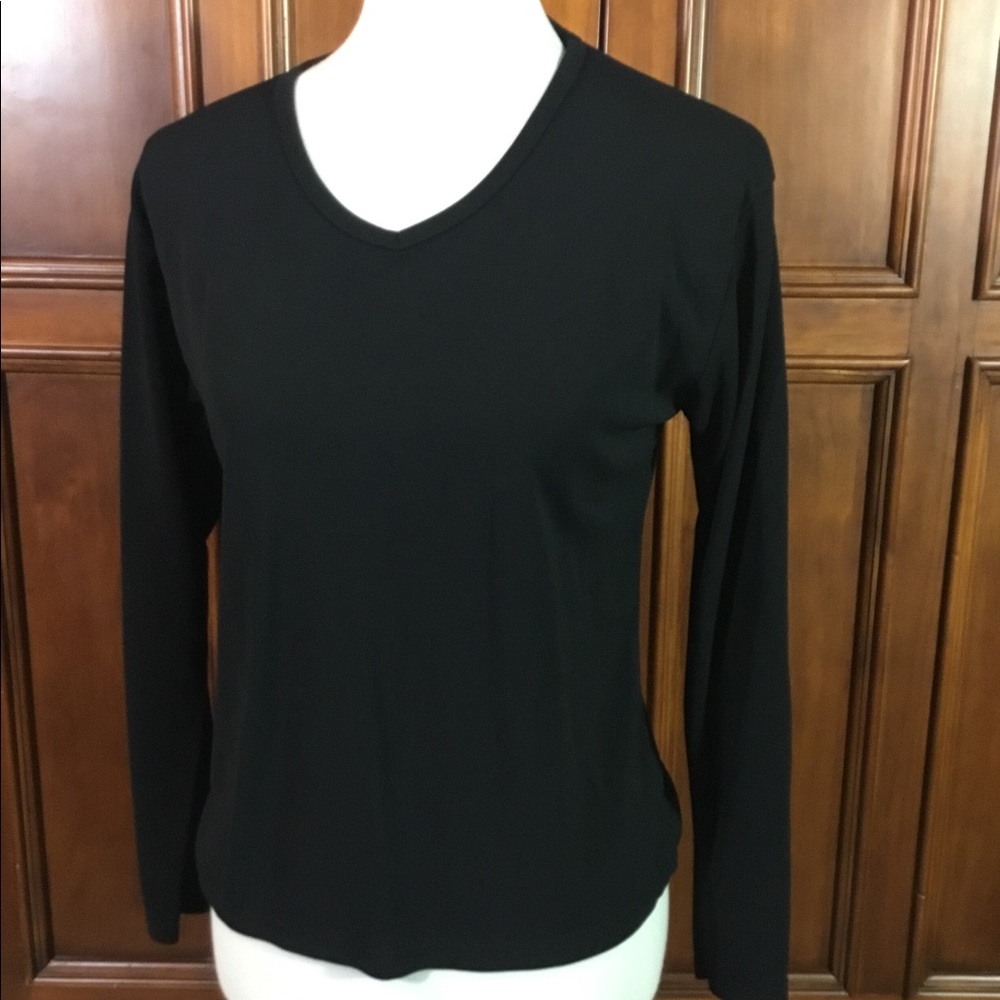 New York & Company Womens V Neck Crop Fits Like M